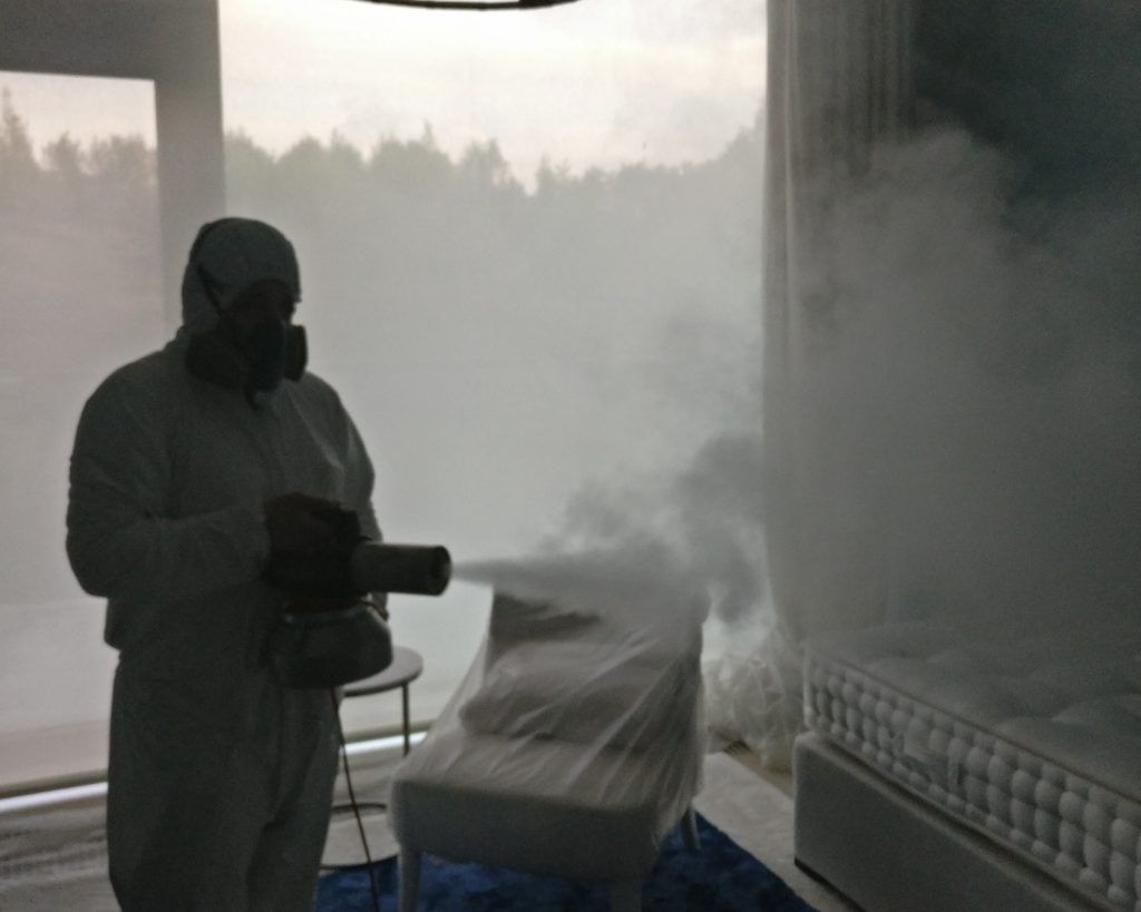 Сухой туман от запахов. Обработка сухим туманов в Грозном. Цены