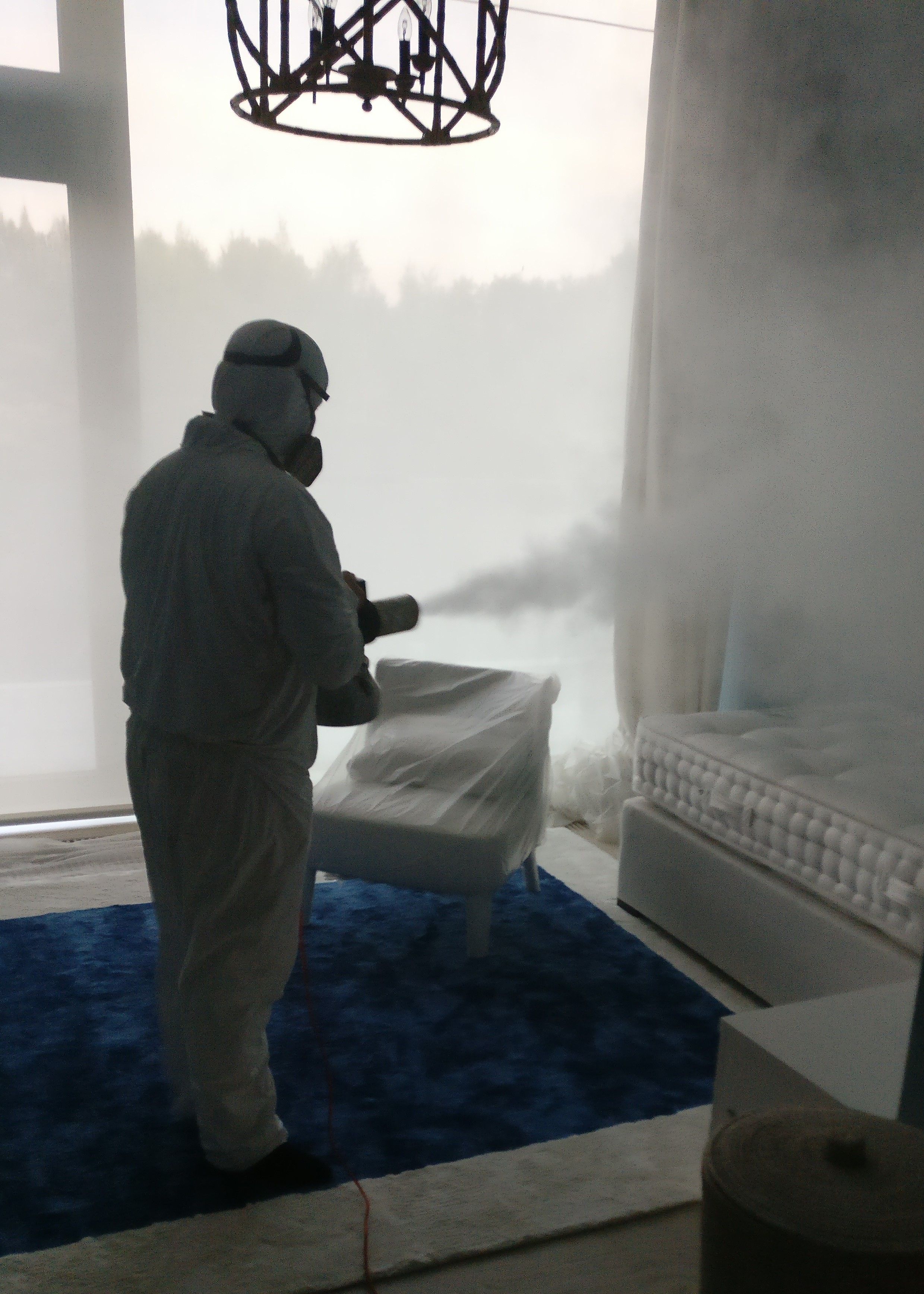 Сухой туман от запахов. Обработка сухим туманом в Грозном.
